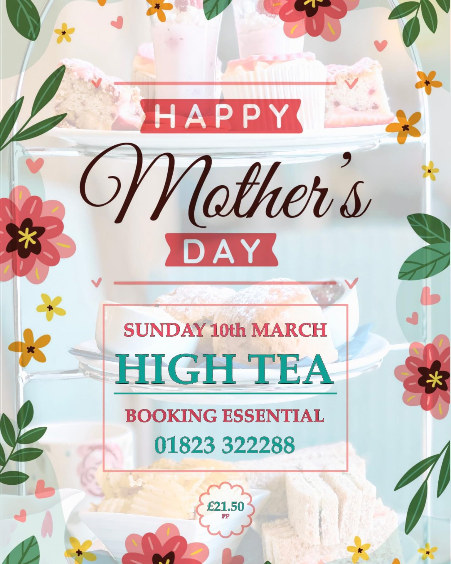 Book Now For Mother’s Day