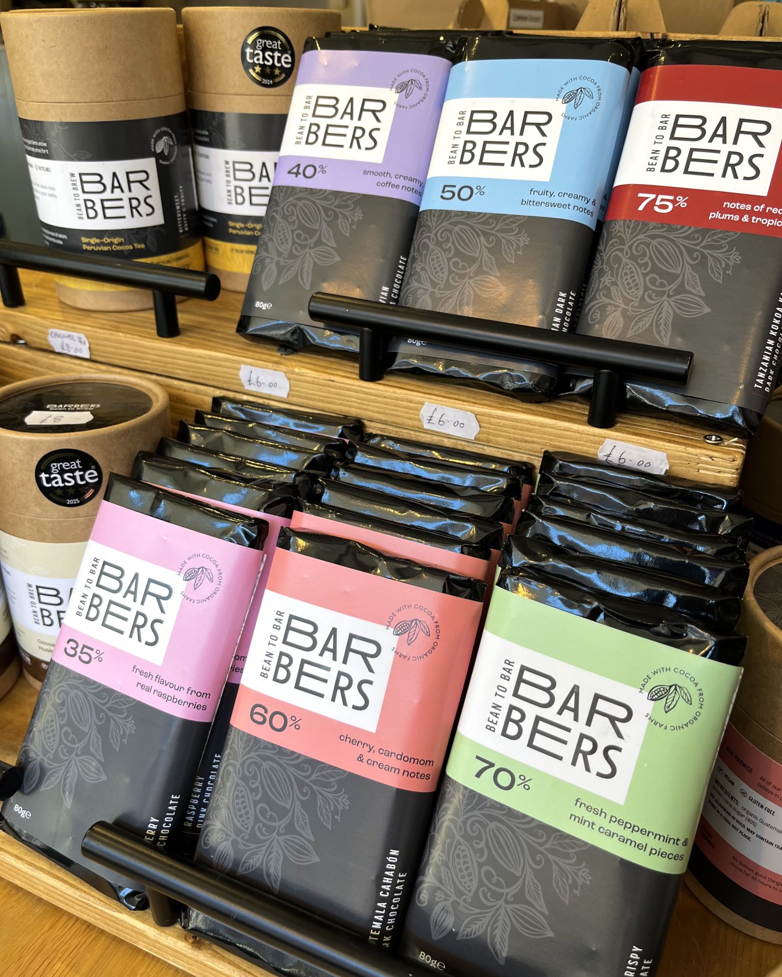 NEW! Barbers Chocolate